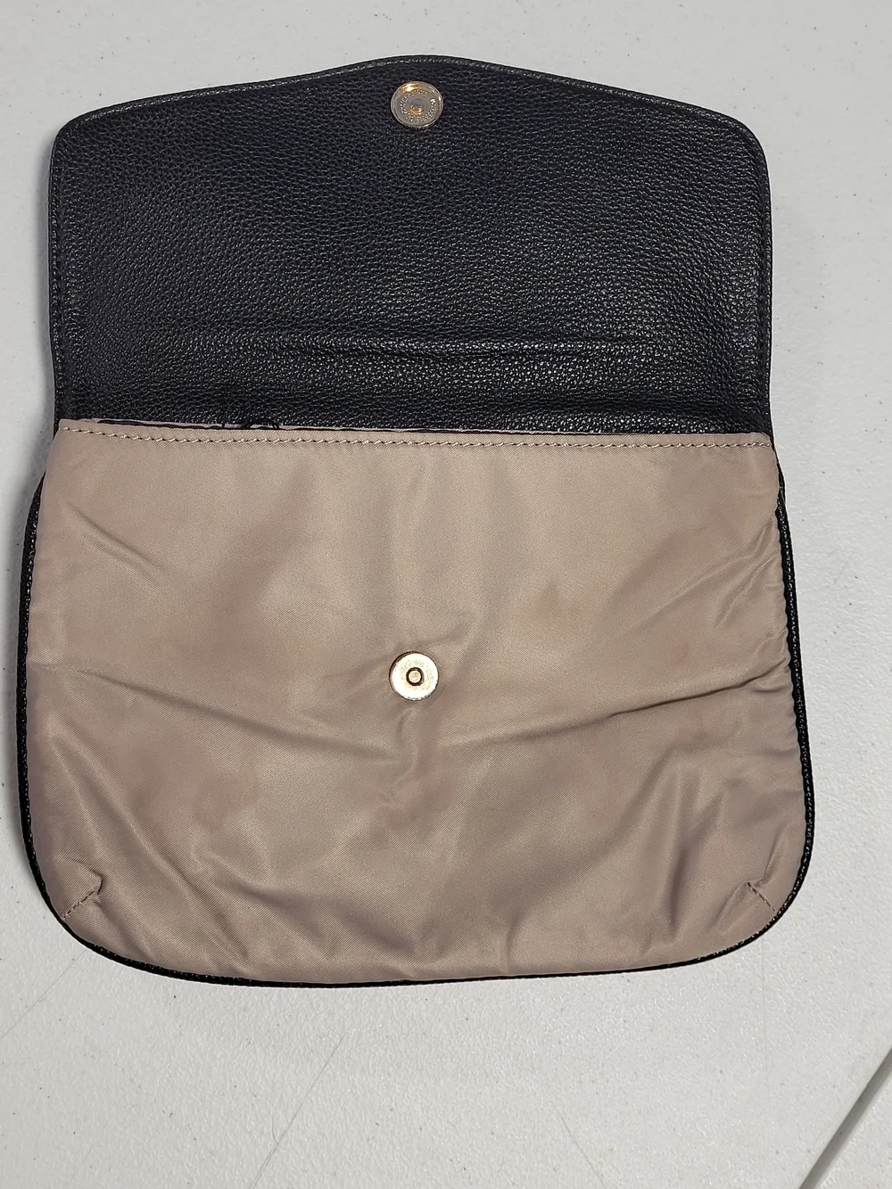 Neiman Marcus Black and Beige Clutch/Wristlet - Picture 5 of 8